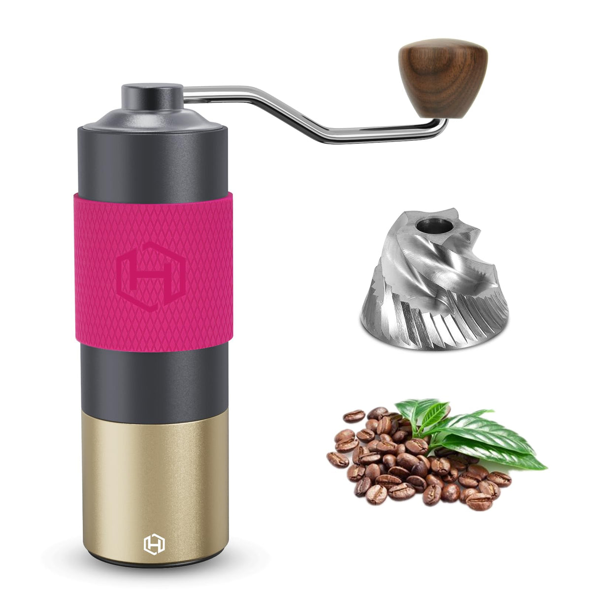 Manual Coffee Grinder 30g CNC Stainless Steel Conical Burr N79215