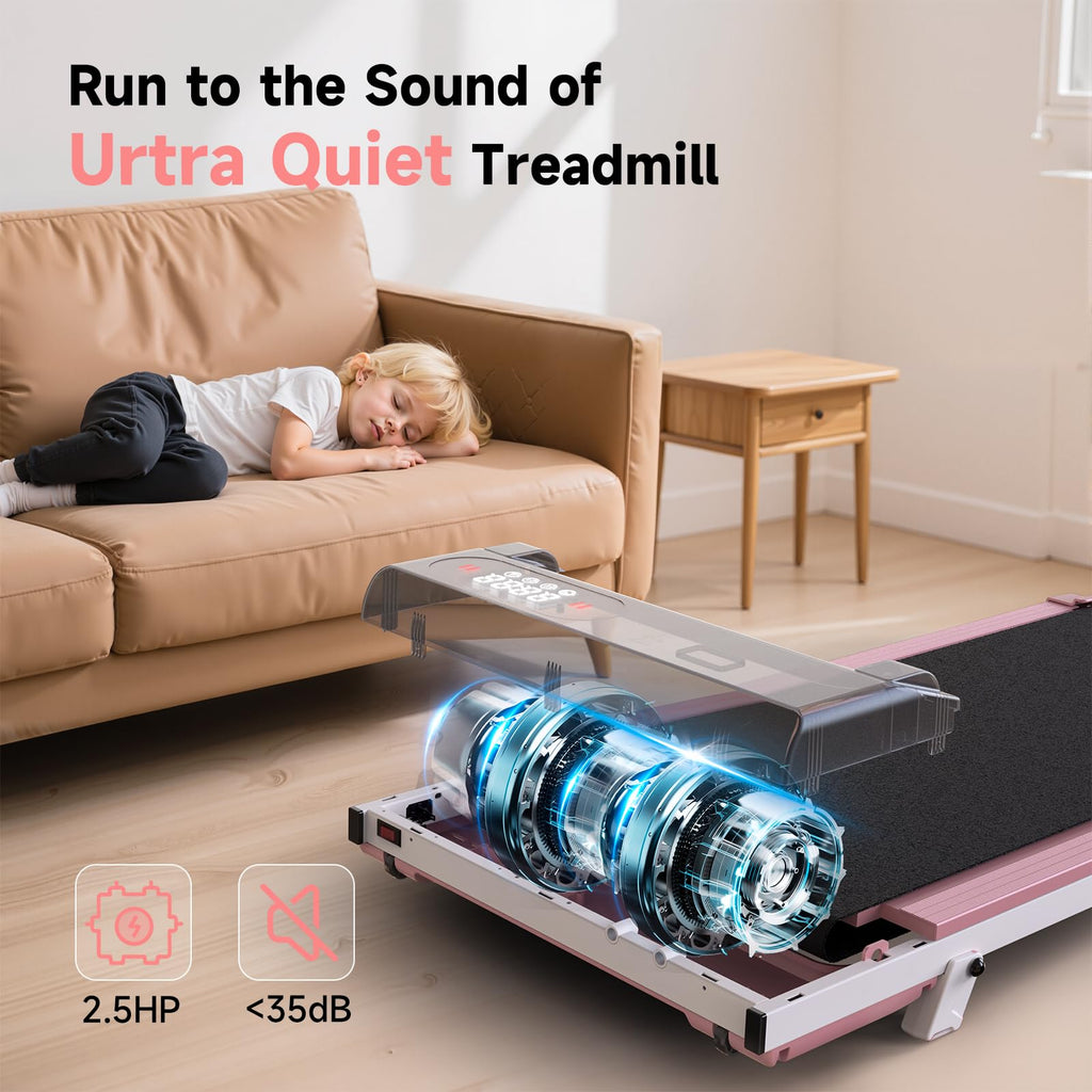Incline Walking Pad with 8% Incline & 2.5HP Z627638