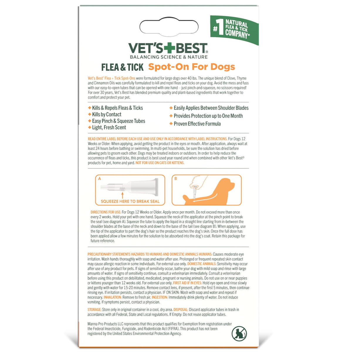 Flea & Tick Drops for Large Dogs G759373