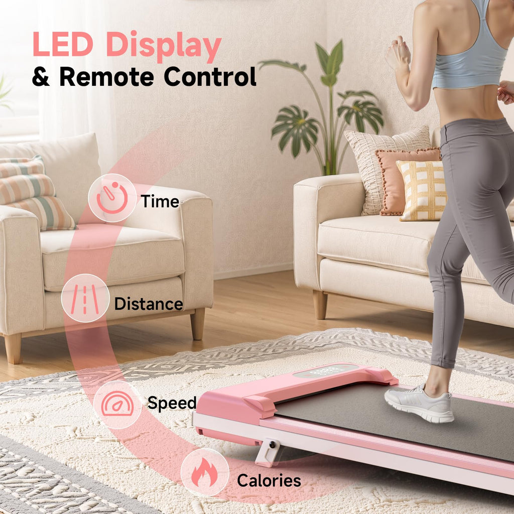 Incline Walking Pad with 8% Incline & 2.5HP Z627638